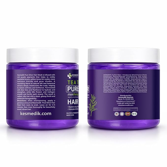 KESMEDIK Tea Tree Purple Hair Mask Toner - Image 7