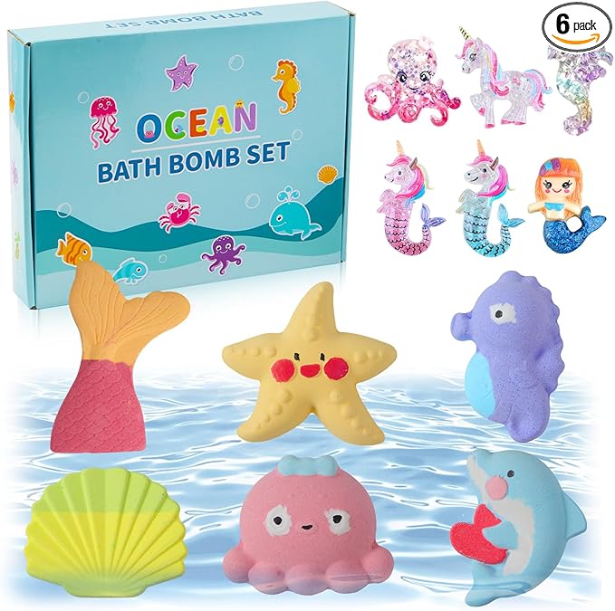 Bath Bombs for Kids Girls, Bath Toys for Kids by Unknown