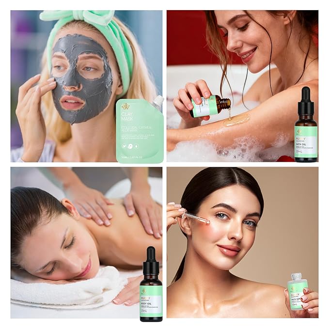 23 Pcs Mother's Day Gifts for Mom, Tea Tree Facial Skin Care Set, Bath and Body - Image 6