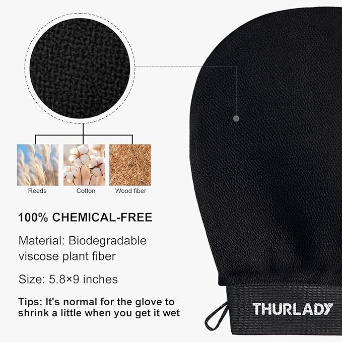 Exfoliating Glove, Korean Exfoliating Mitt Body Scrubber, Viscose Fiber Bath - Image 7