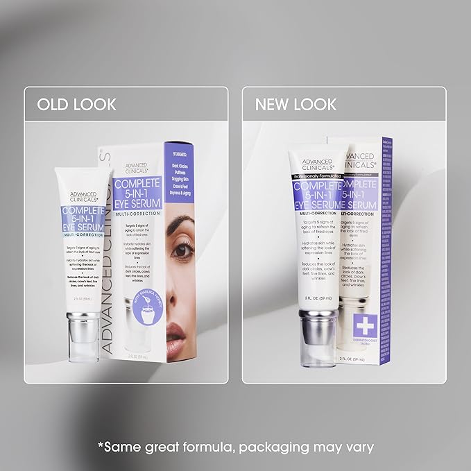Advanced Clinicals 5-in-1 Eye Serum | Multi-Benefit Visible Anti Aging Under - Image 6