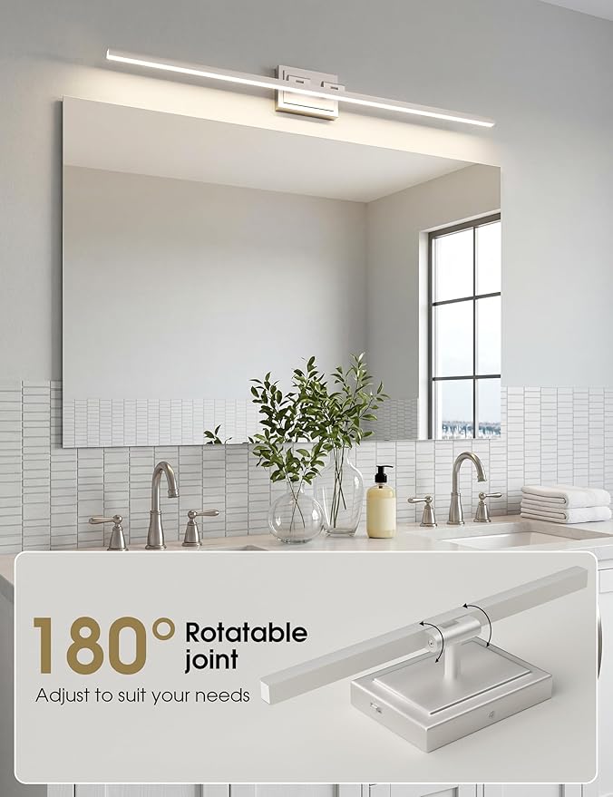 VOLISUN Modern Bathroom Vanity Light 39.4 inch, 24W Dimmable 5CCT Led Bathroom - Image 5