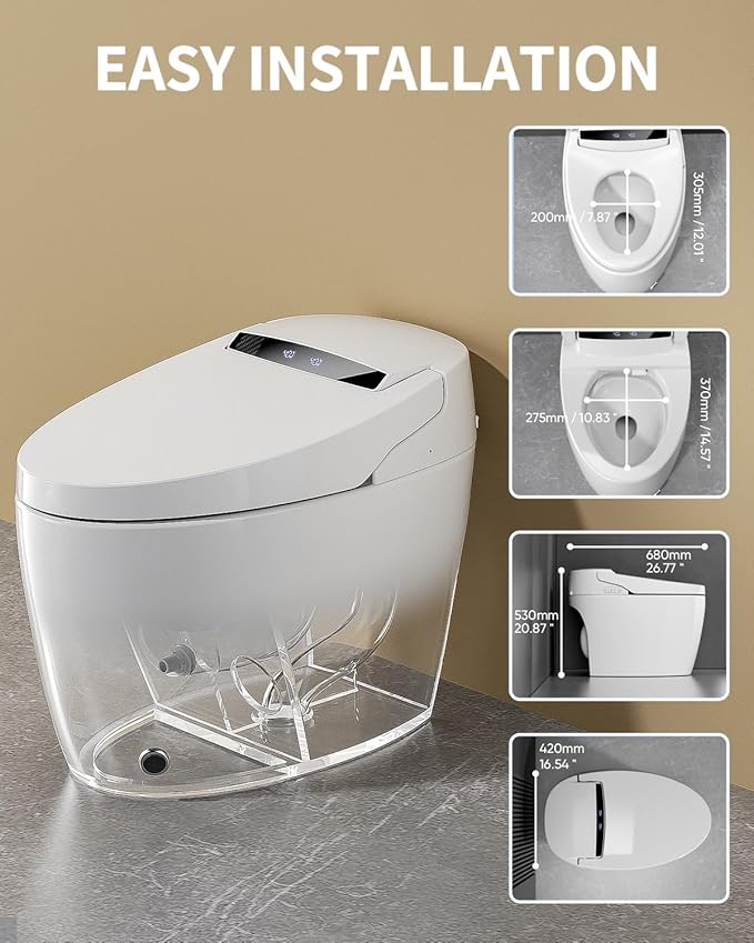 TDH Smart Toilet, Tankless Toilets - Image 5