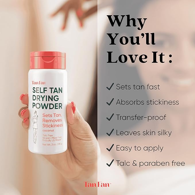 Tan Fan Self Tan Drying Powder Kit - Image 5