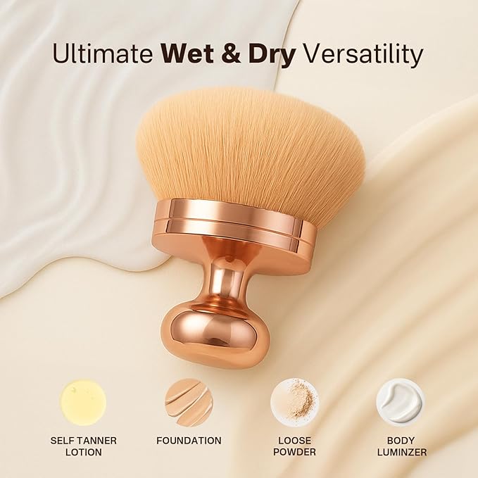 Kabuki Self Tanner Brush – Round Dome Blending Brush - Image 4