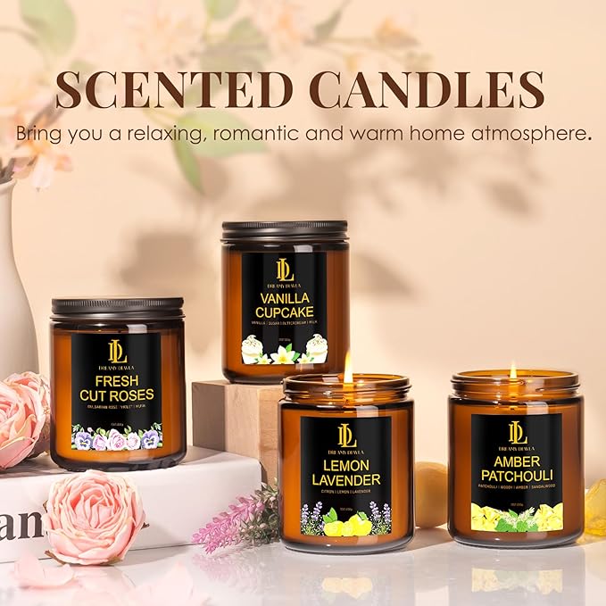 Fresh Cut Roses Candles, Fresh Cut Roses Scented Candle, Mother's Day Candle - Image 4