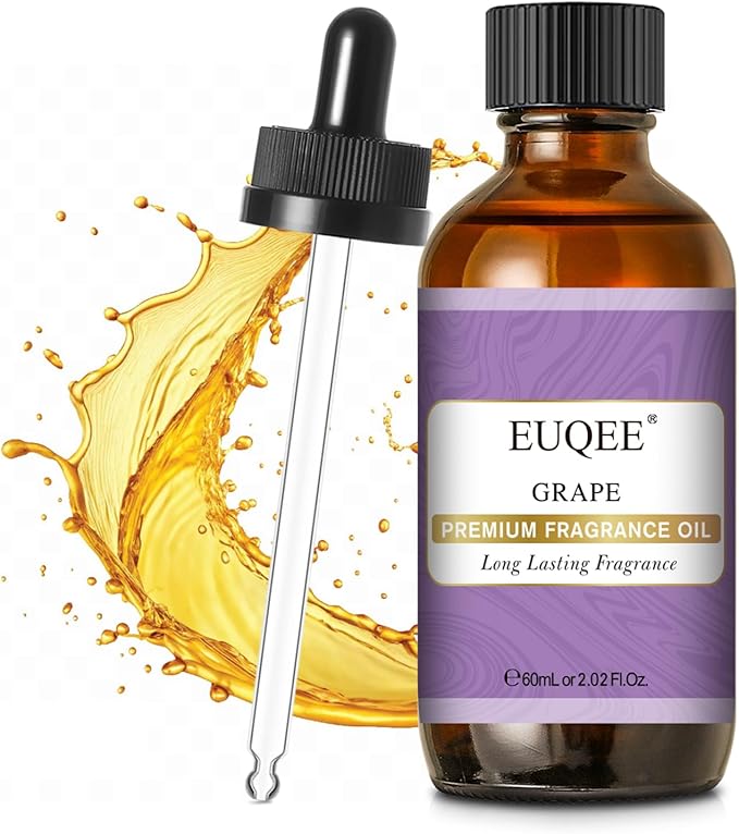 EUQEE Grape Fragrance Oil, Premium Essential Oil 2.02 Fl oz by EUQEE