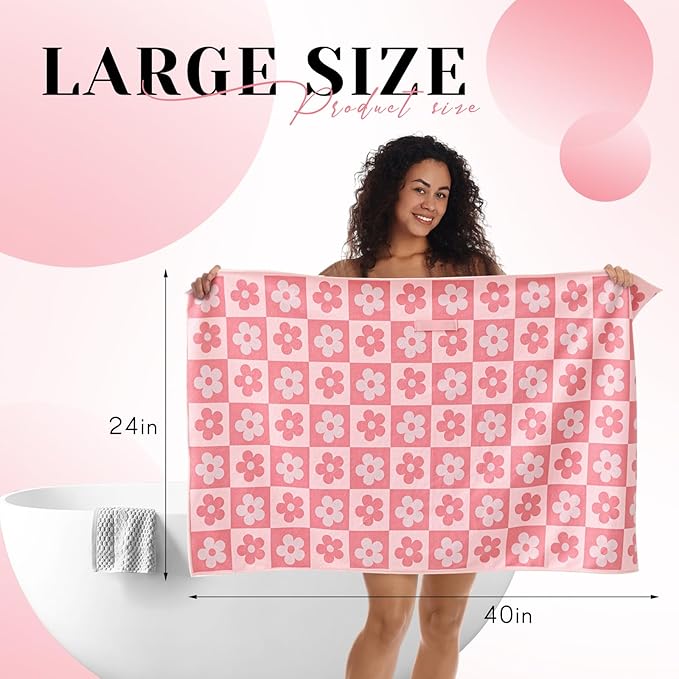 40 x 24 Inches Large Microfiber Hair Towels Quick Dry Hair Towel Wrap - Image 2