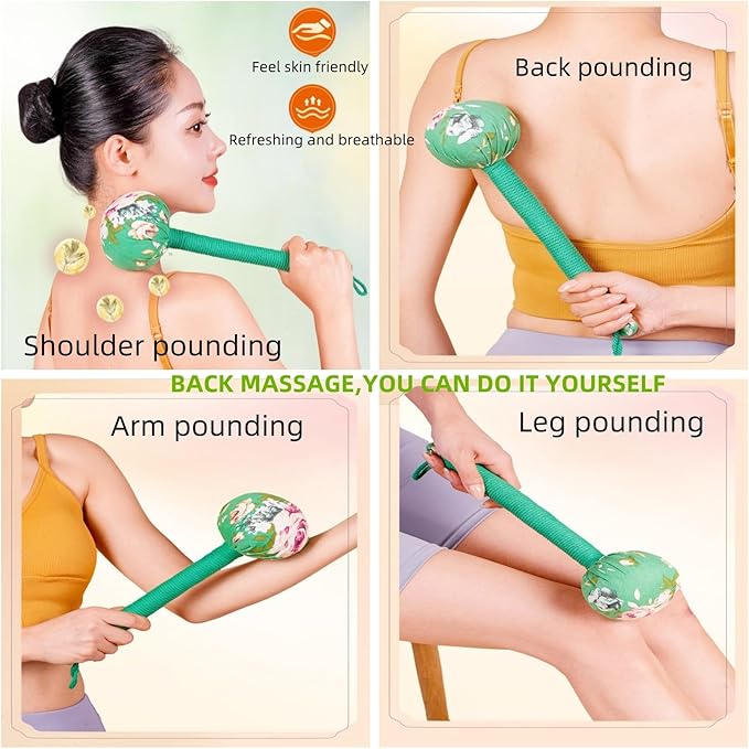 Mugwort Massage Hammer, Massage Tools Back, Shoulder & Body - Image 3