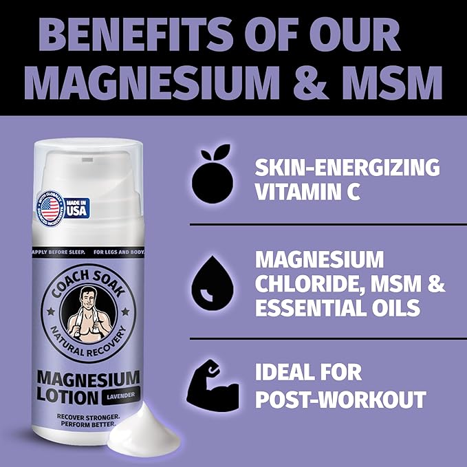 Coach Soak Magnesium Lotion - Image 3