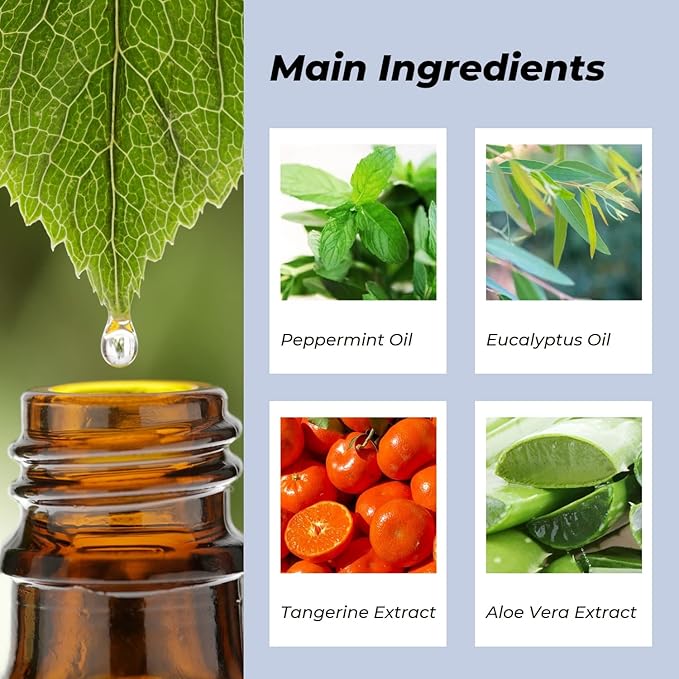 Benatu Peppermint Eucalyptus Essential Oil Blend Spray - Image 2