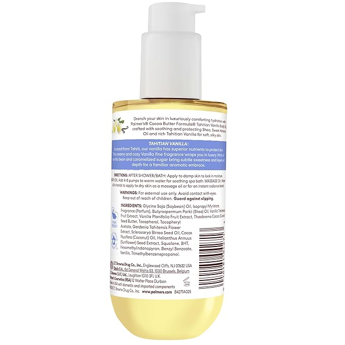 Palmer's Cocoa Butter Formula Body Oil, Moisture Drenching Tahitian Vanilla - Image 10