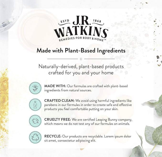J.R. Watkins Natural Moisturizing Hand Cream, Hydrating Hand Moisturizer - Image 8