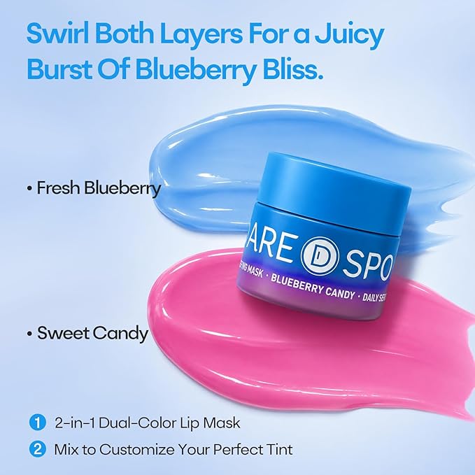 SPODARE 20g Blueberry Lip Mask Overnight, Lip Moisturizer - Image 4