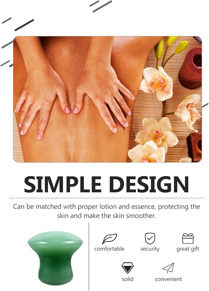 FOMIYES Jade Massager: Mushroom Gua Sha - Image 5