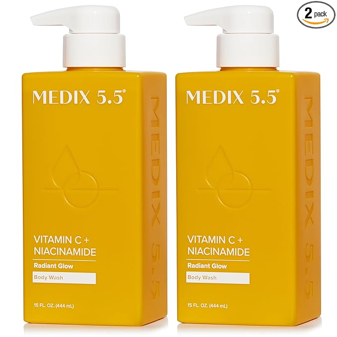 Medix 5.5 Radiant Glow Vitamin C Body Wash W/ Niacinamide | Citrus Scented by Medix55