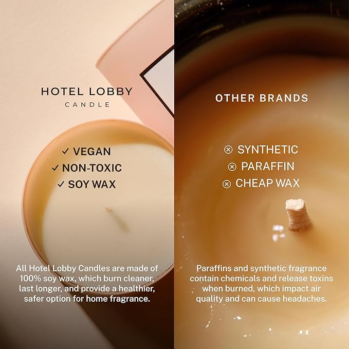 Hotel Lobby Napa Valley Candle – Luxury Hand-Poured 9.75oz 100% Soy Wax - Image 5