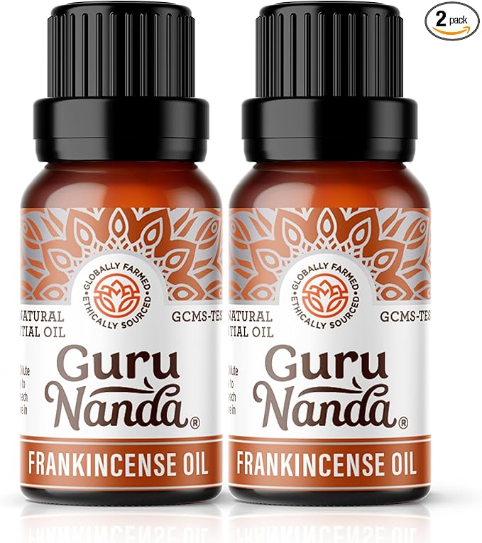 GuruNanda Frankincense Essential Oil, 100% Pure, Natural and Undiluted Diffuser by Gurunanda