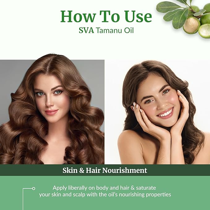 SVA Tamanu Oil - 4 Fl Oz – 100% Natural Cold Pressed Tamanu Oil - - Image 5