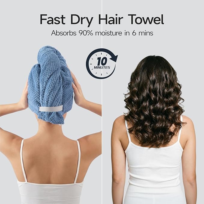 REDKISS Microfiber Hair Towel Wrap - Image 4