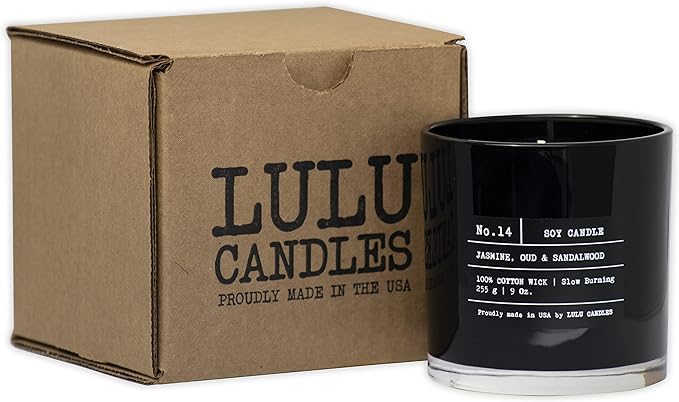 Lulu Candles | Blood Orange & Grapefruit | Luxury Scented Soy Jar Candle | Hand - Image 5