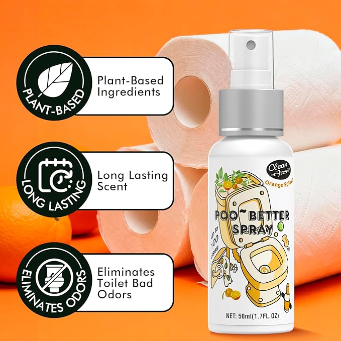 Clean-n-Fresh Toilet Spray, Variety 3 Pack -Lavender, Peppermint, Bathroom & - Image 4