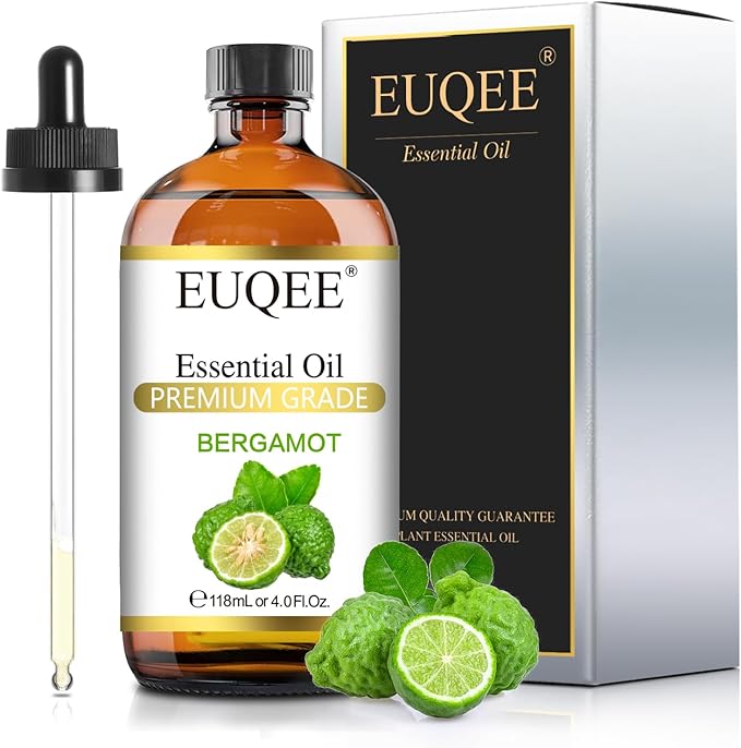 EUQEE Bergamot Essential Oil 118ml Pure Bergamot Oil - Image 9