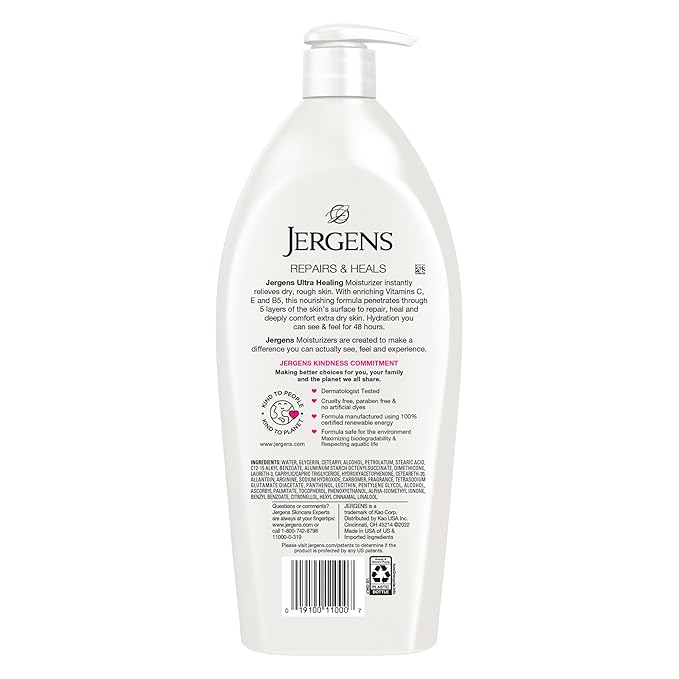 Jergens Ultra Healing Dry Skin Lotion, Hand and Body Moisturizer - Image 9
