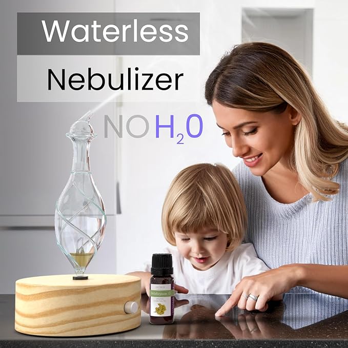 Wood and Glass Essential Oil Diffuser - Image 3