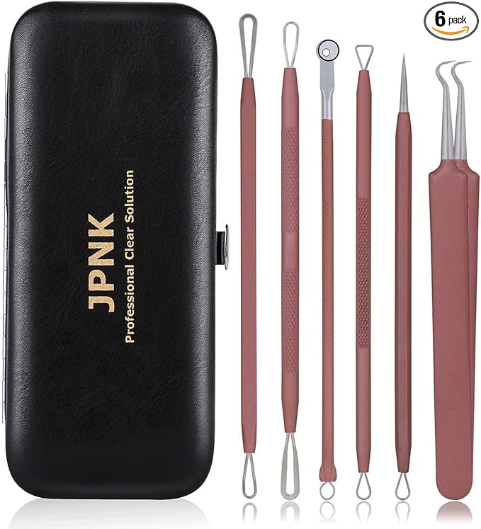 JPNK Blackhead Remover Tool Comedones Extractor Acne Removal Kit by JPNK