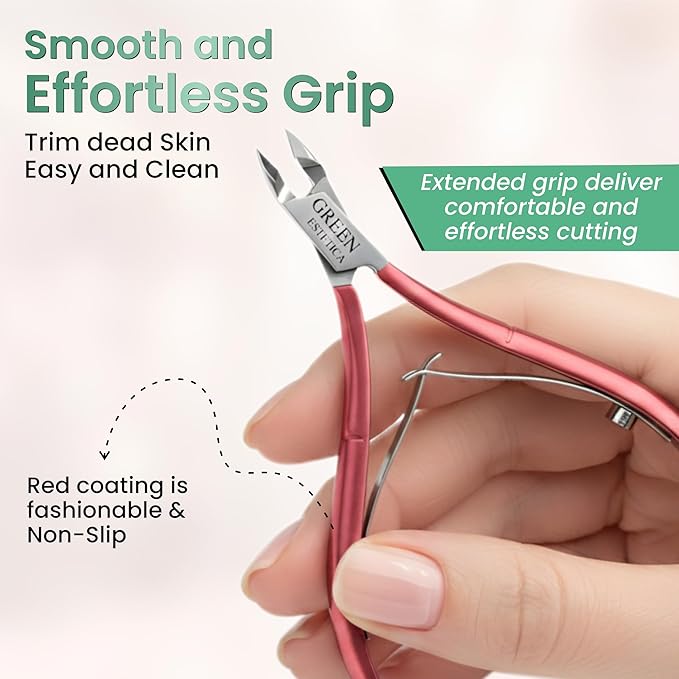 Professional Cuticle Trimmer Nail Cuticle Cutter Stainless Steel Cuticle Nippers - Image 4