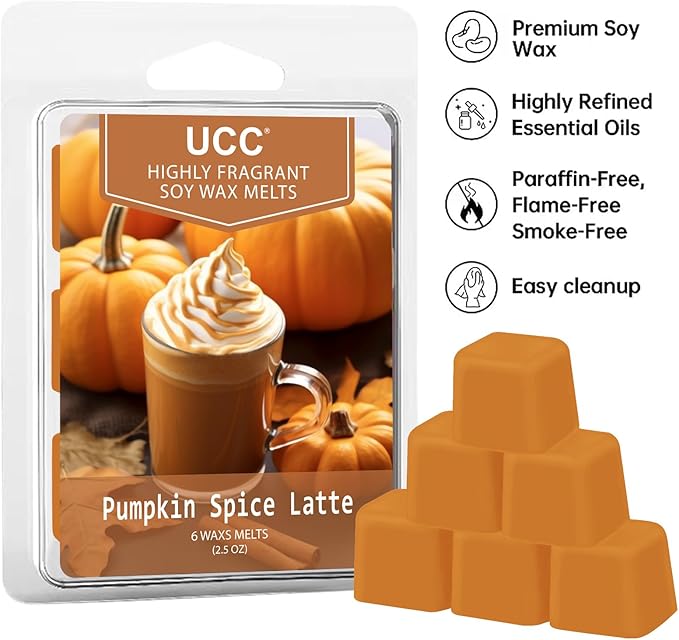 UCC Plant Based All Natural Wax Melts, Strong Fragrance, Long Lasting Premium - Image 2