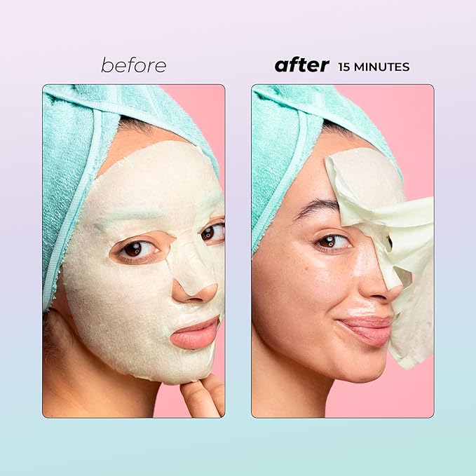 Vitamasques Probiotic Blackberry Face Sheet Mask 7 Pack - Image 3