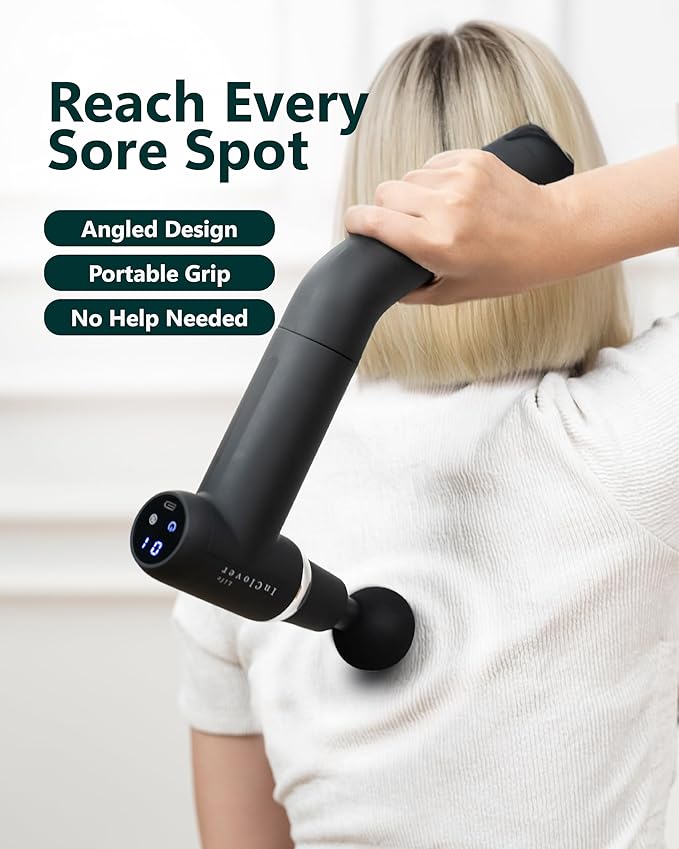 Massage Gun with Detachable Extension Handle - Image 3