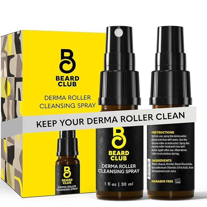 The Beard Club Derma Roller Cleansing Spray by TheBeardClub
