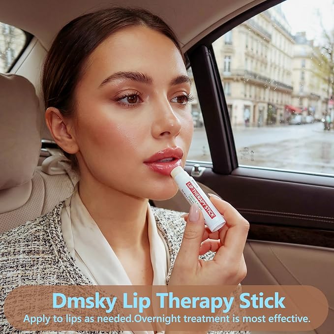 Dmsky Lip Therapy Lip Balm Stick, 10 Natural Berry Flavor Healing Hydrating - Image 3