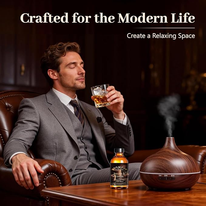 Auelife 4oz Vintage Leather Men Essential Oils - Image 3