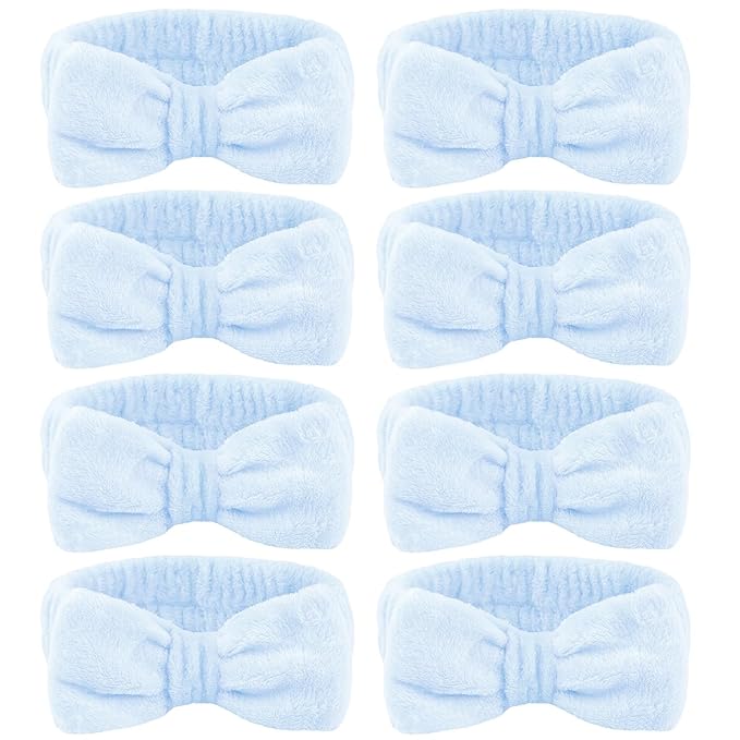 Ondder 8 Pcs Blue Spa Headbands by Ondder