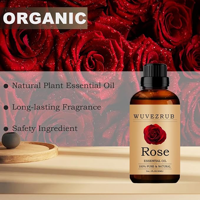 Rose Essential Oils, 30ML Pure and Natural Essential Oil - Image 4