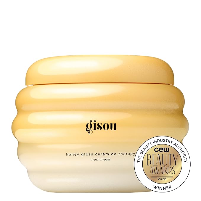 Gisou Honey Gloss Ceramide Therapy Hair Mask – Deep Repair & Hydration - Image 3