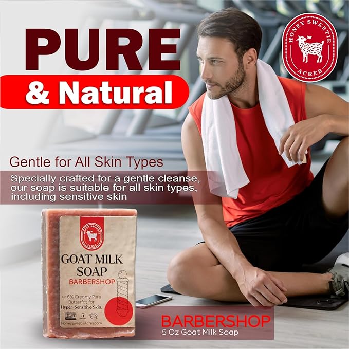 Honey Sweetie Acres Barbershop Goat Milk Soap - Image 3