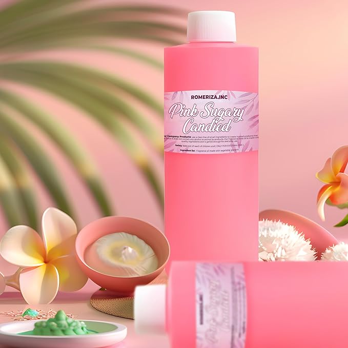Pink Sugary Candied Natural Fragrance Body Oil - Image 6