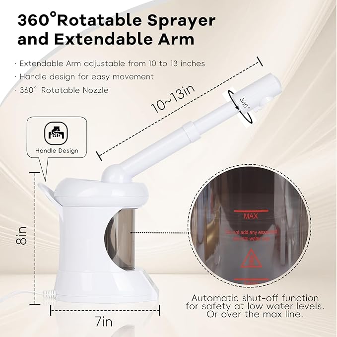 Table Facial Steamer, Face Steamer - Image 3