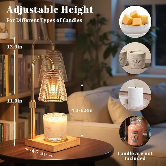 Hong-in Adjustable Height Candle Warmer Lamp - Image 4