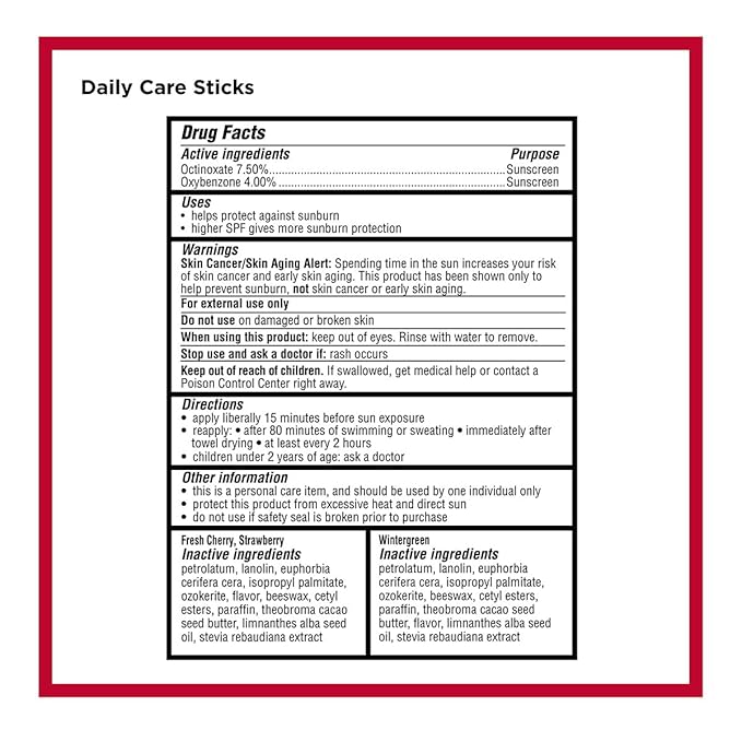Carmex Daily Care and Daily Care Minis Moisturizing Lip Balm Pack, SPF 15 - Image 8
