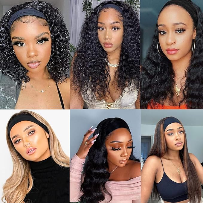 AliLeader 5Pcs Silk Headband for Making Wig Adjustable Soft Spa Headband - Image 7