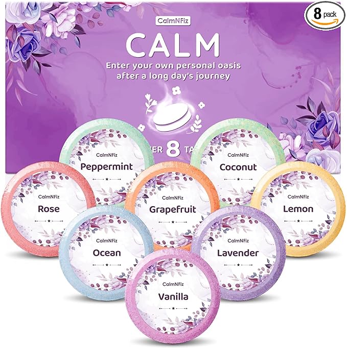 Shower Steamers 8 Pack by CalmNFiz