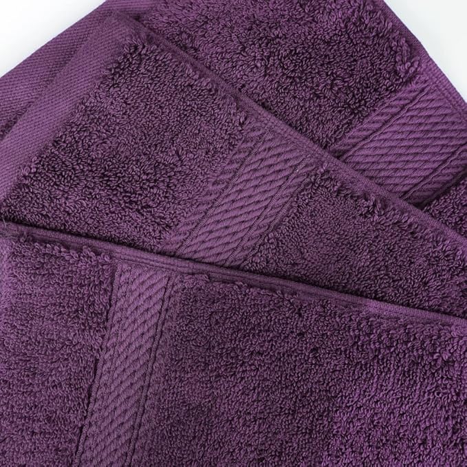Superior Egyptian Cotton Pile Face Towel/Washcloth Set of 6, Ultra Soft Luxury - Image 5