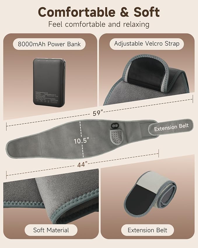 Cordless Heating Pad with Massager - Image 6