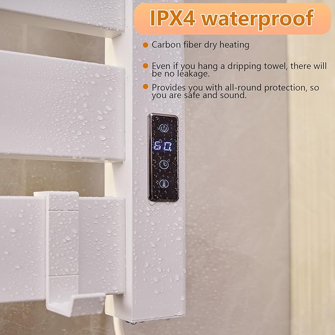 Towel Warmer Rack, Heated Towel Rack - Image 6